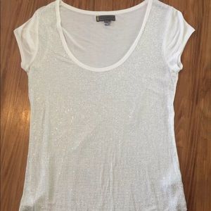 JeNs by buffalo shimmer white T-shirt XS